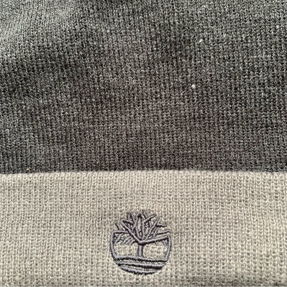 Timberland Men’s Gray Combo Knit Beanie Hat New Nwt Size OS - Picture 3 of 11